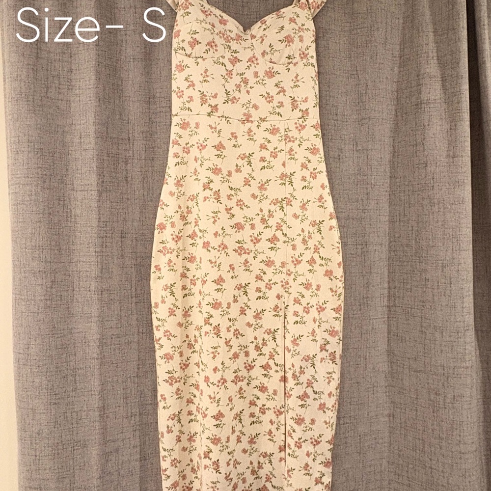 Floral Cream Dress